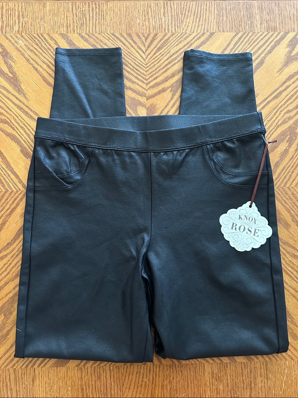 Knox Rose *NWT* Women's Black Stretchy Pull-On Skinny Legging Pants